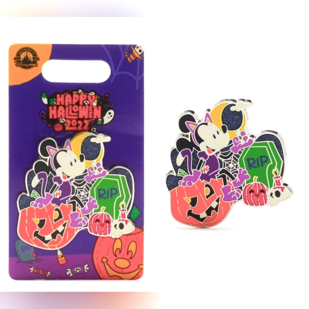 Nwt Disney Happy Halloween 2022 Minnie Mouse Collection Pin Enameled Cloisonné